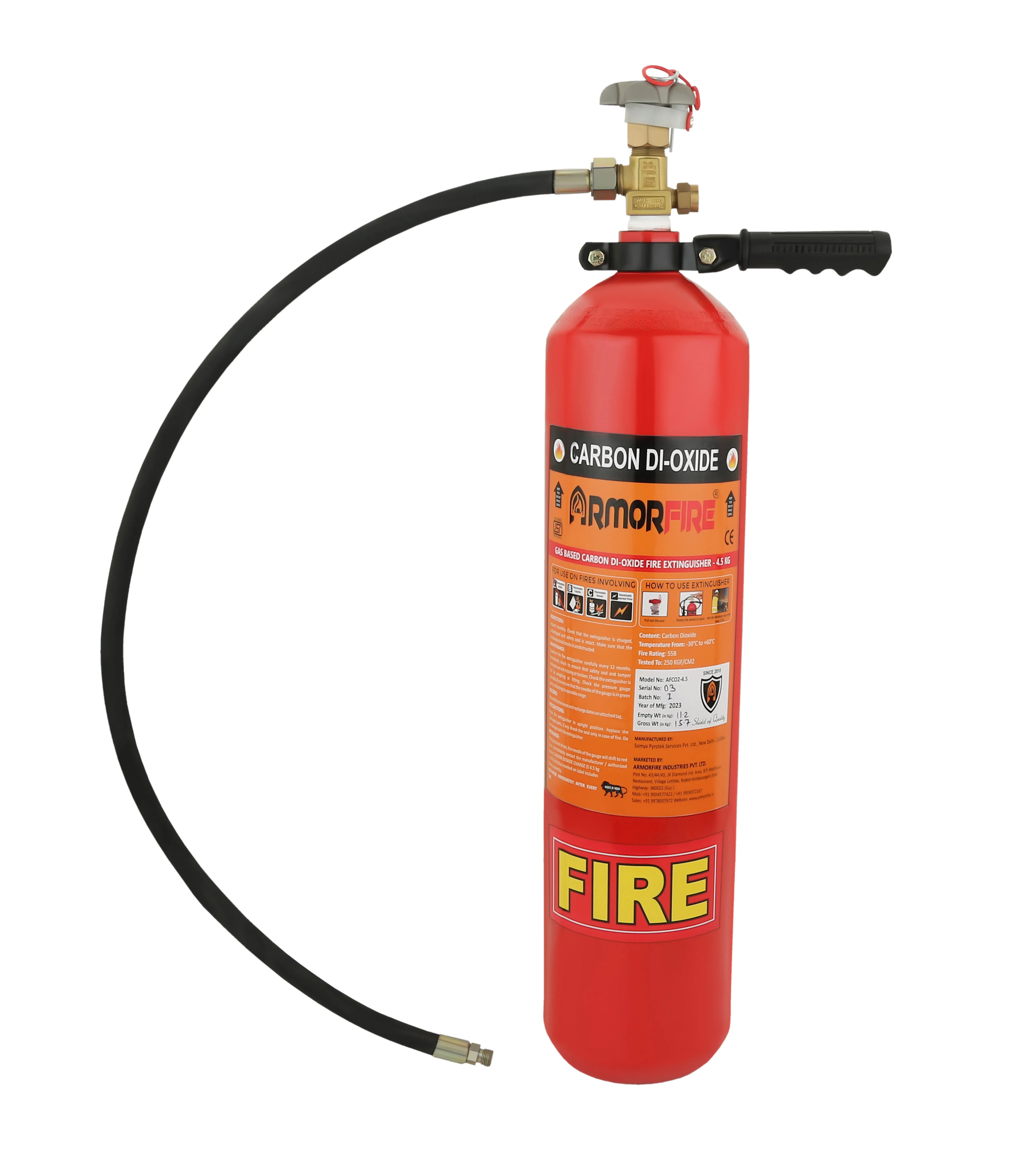 Carbon Dioxide Fire Extinguisher AS Co2-2 (2kg)