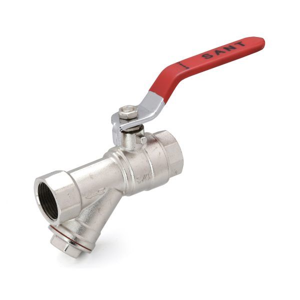 Sant Forged Brass Ball Valve with 'Y' Strainer FBV 4